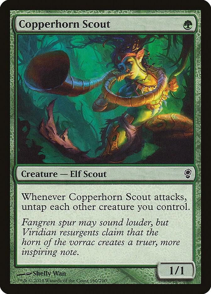 Copperhorn Scout 160/210 (Conspiracy)  - Foil | Good Games Adelaide SA