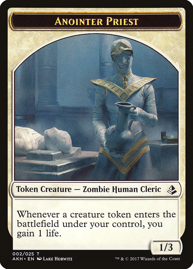 Anointer Priest Token [Amonkhet Tokens] | Good Games Adelaide SA
