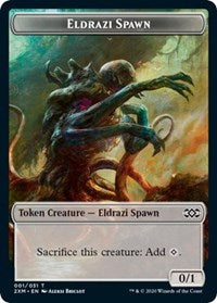 Eldrazi Spawn // Plant Double-sided Token [Double Masters Tokens] | Good Games Adelaide SA