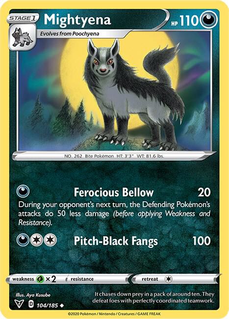 Mightyena 104/185 (SWSH04: Vivid Voltage)  | Good Games Adelaide SA