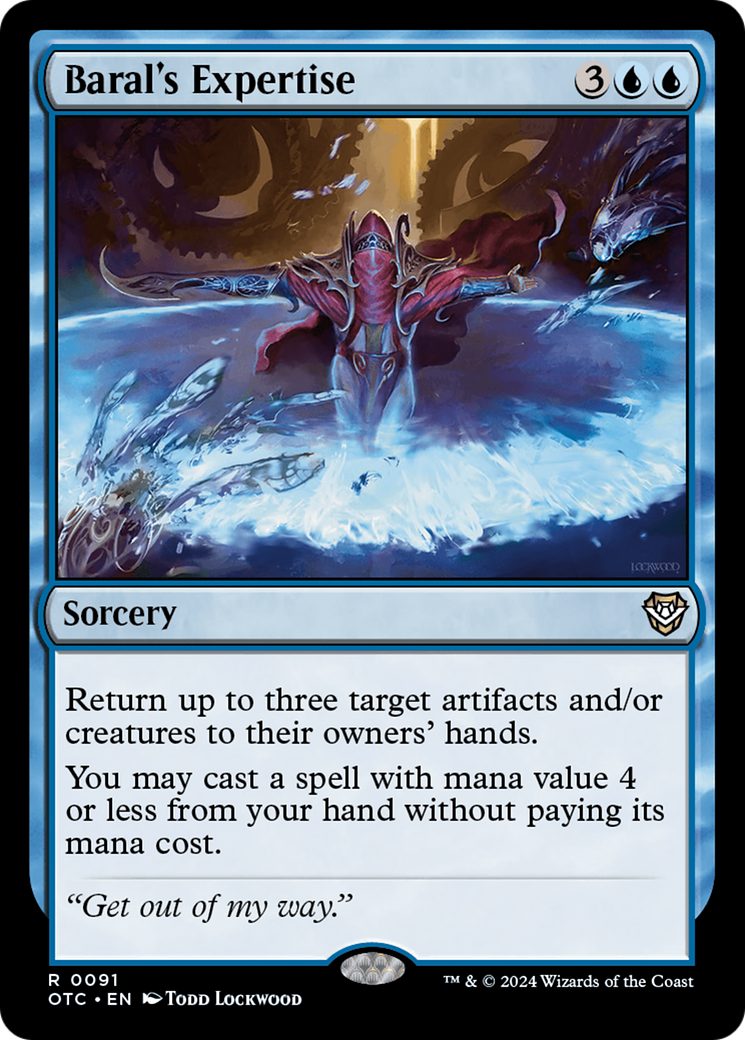 Baral's Expertise [Outlaws of Thunder Junction Commander] | Good Games Adelaide SA