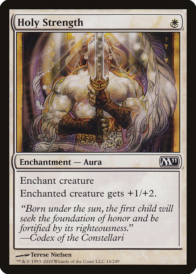 Holy Strength 16 (Magic 2011 (M11))  - Foil | Good Games Adelaide SA