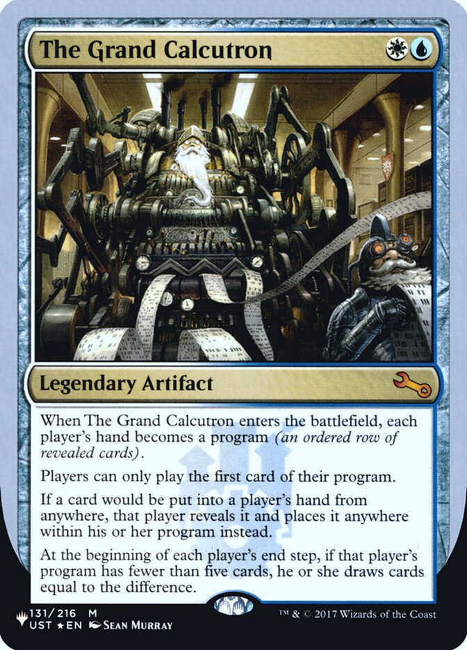 The Grand Calcutron (Unfinity Foil Edition) [The List] | Good Games Adelaide SA