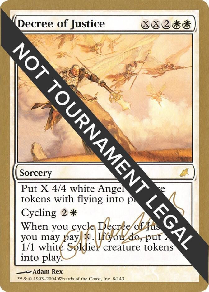 Decree of Justice 2004 Gabriel Nassif SCG  (World Championship Decks)  | Good Games Adelaide SA