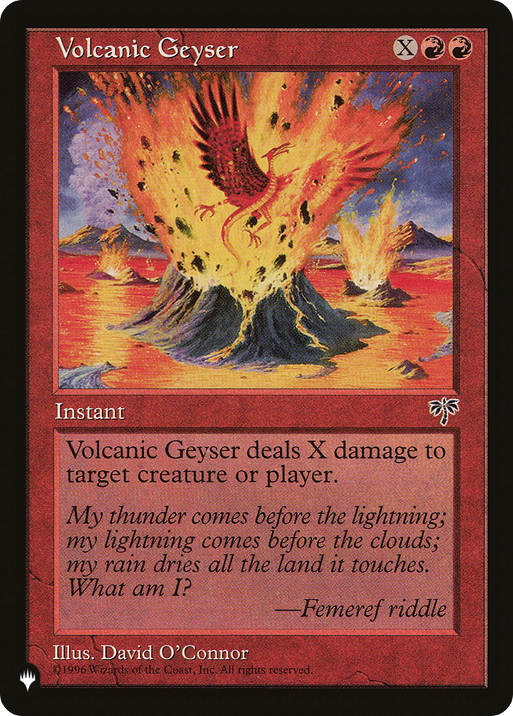 Volcanic Geyser [The List Reprints] | Good Games Adelaide SA
