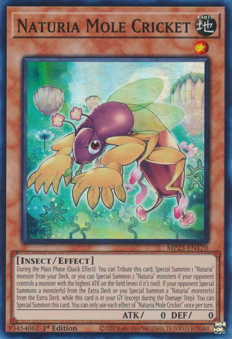 Naturia Mole Cricket [MP23-EN170] Super Rare | Good Games Adelaide SA