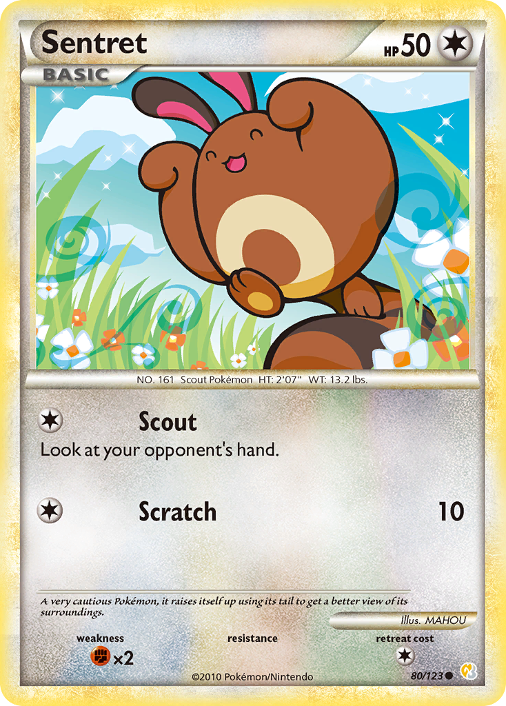 Sentret (80/123) [HeartGold & SoulSilver: Base Set] | Good Games Adelaide SA