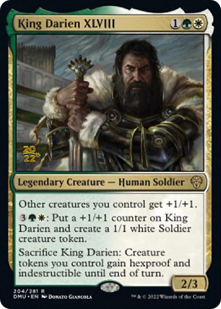 King Darien XLVIII 204 (Prerelease Cards)  - Foil | Good Games Adelaide SA