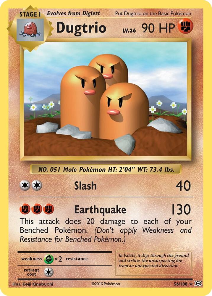 Dugtrio 56/108 (XY - Evolutions)  | Good Games Adelaide SA