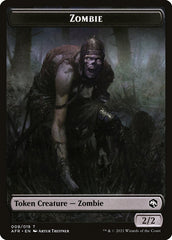 Devil // Zombie Double-sided Token [Dungeons & Dragons: Adventures in the Forgotten Realms Tokens] | Good Games Adelaide SA