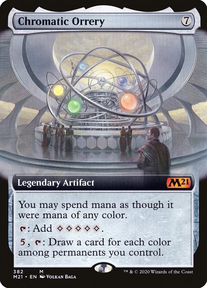 Chromatic Orrery 382 (Core Set 2021)  - Extended Art Foil | Good Games Adelaide SA