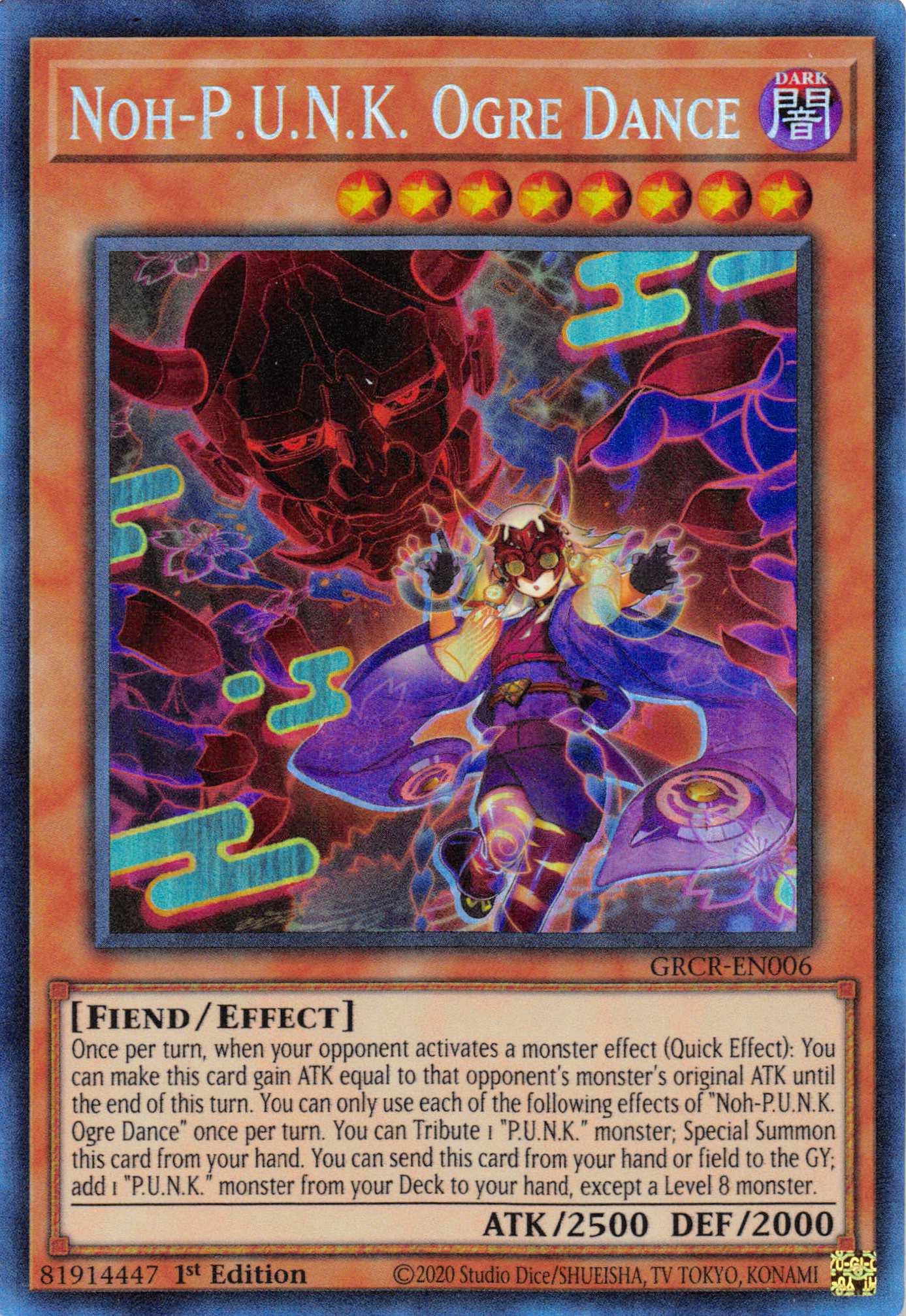 Noh-P.U.N.K. Ogre Dance [GRCR-EN006] Collector's Rare | Good Games Adelaide SA