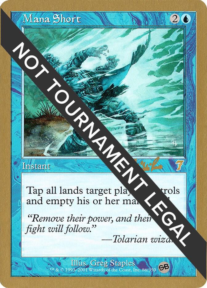 Mana Short 2002 Carlos Romao 7ED SB  (World Championship Decks)  | Good Games Adelaide SA
