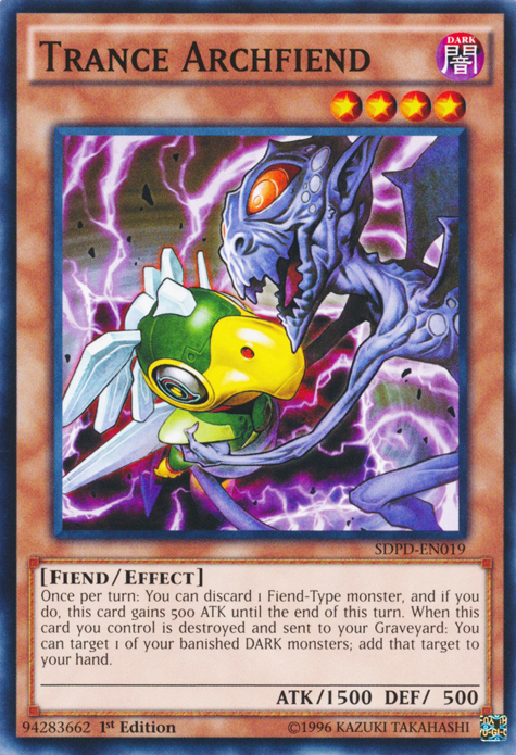 Trance Archfiend [SDPD-EN019] Common | Good Games Adelaide SA