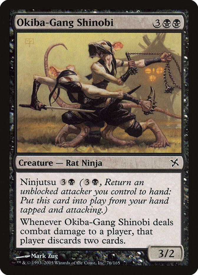 Okiba-Gang Shinobi 76 (Betrayers of Kamigawa)  - Foil | Good Games Adelaide SA