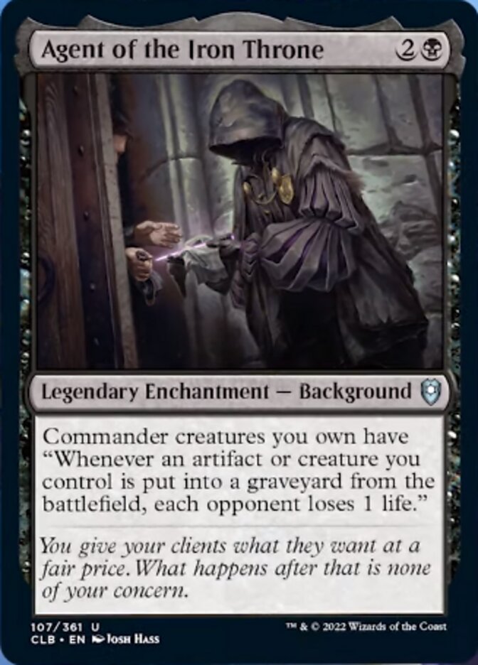 Agent of the Iron Throne [Commander Legends: Battle for Baldur's Gate] | Good Games Adelaide SA