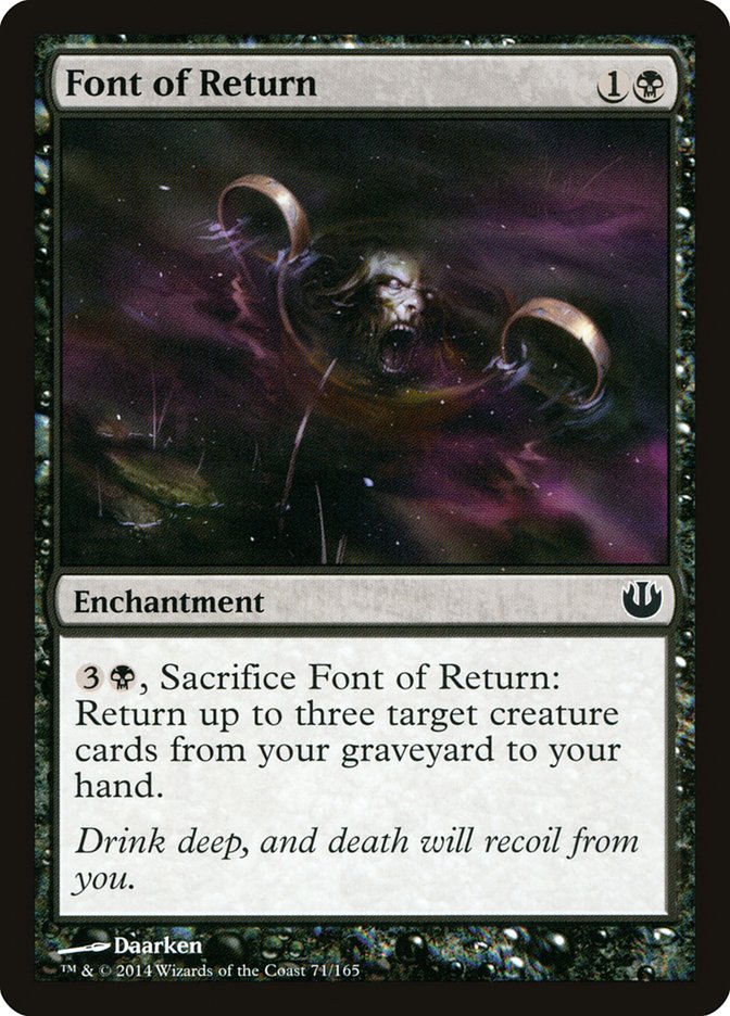 Font of Return 71 (Journey Into Nyx)  - Foil | Good Games Adelaide SA
