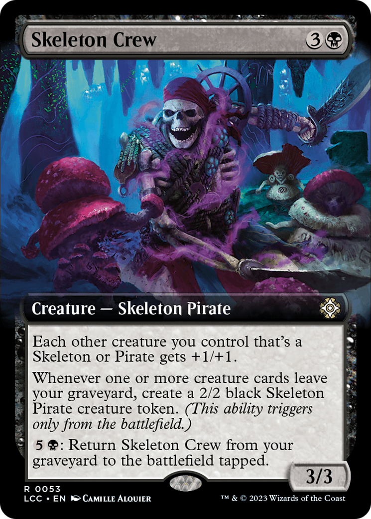 Skeleton Crew (Extended Art) [The Lost Caverns of Ixalan Commander] | Good Games Adelaide SA