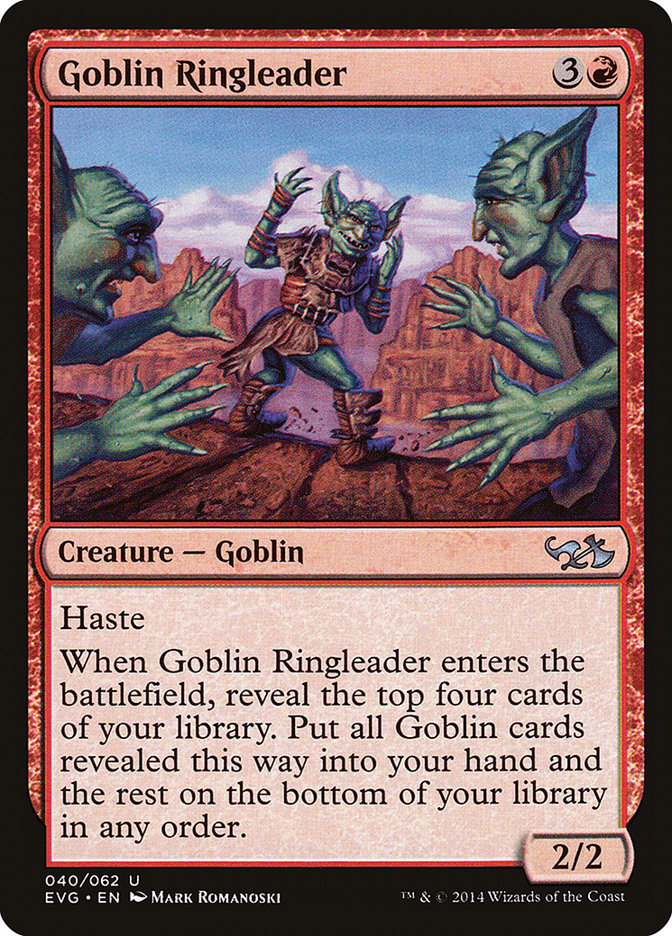 Goblin Ringleader (Elves vs. Goblins) [Duel Decks Anthology] | Good Games Adelaide SA