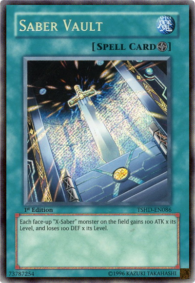 Saber Vault [TSHD-EN086] Secret Rare | Good Games Adelaide SA