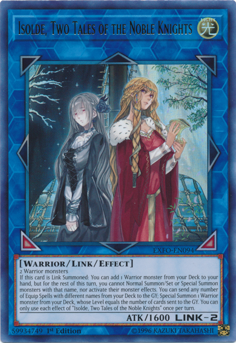 Isolde, Two Tales of the Noble Knights [EXFO-EN094] Ultra Rare | Good Games Adelaide SA