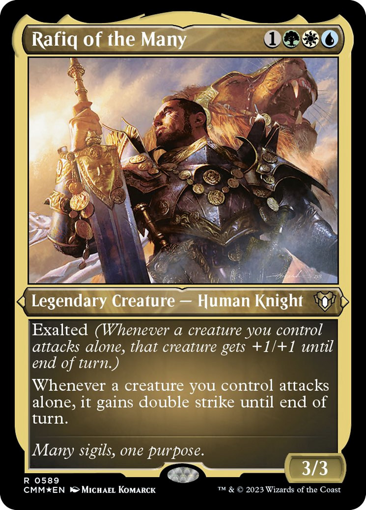 Rafiq of the Many (Foil Etched) [Commander Masters] | Good Games Adelaide SA