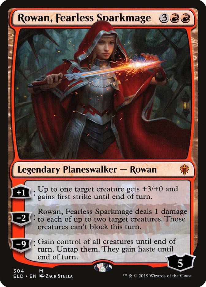 Rowan, Fearless Sparkmage 304 (Throne of Eldraine)  | Good Games Adelaide SA