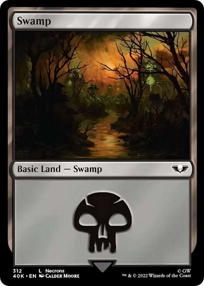 Swamp 312 312 (Universes Beyond: Warhammer 40,000)  | Good Games Adelaide SA