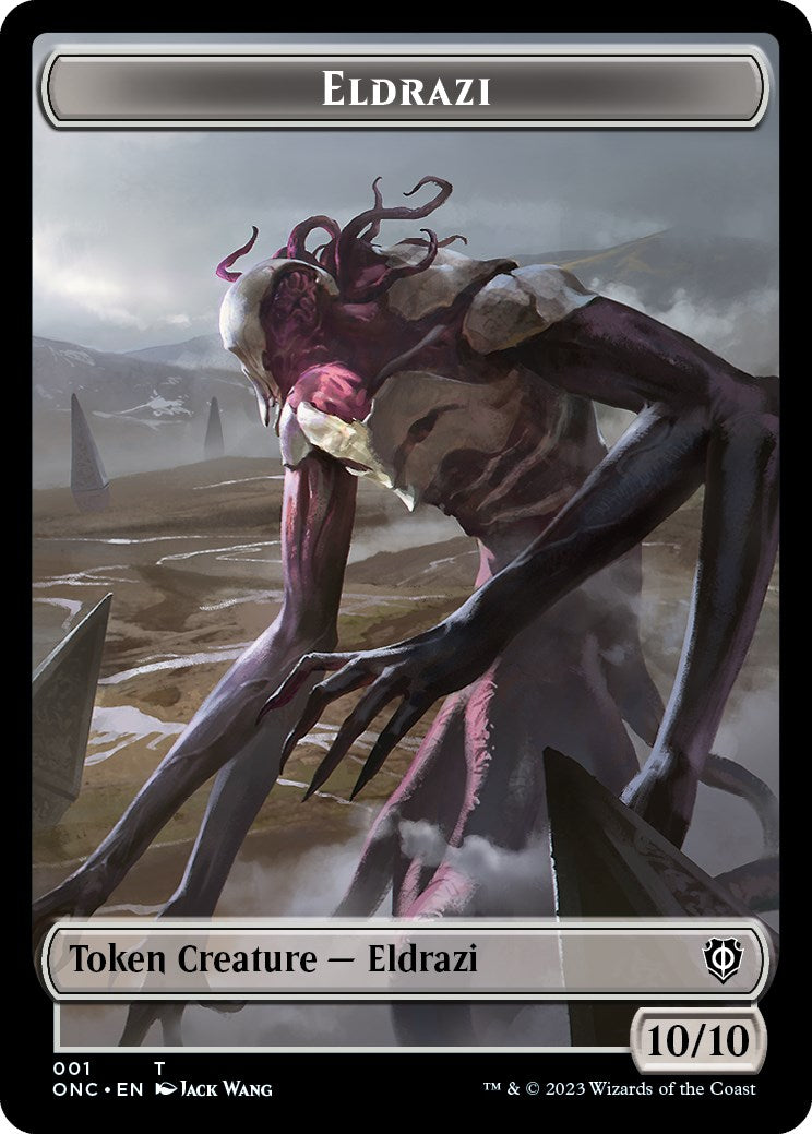 Soldier (017) // Eldrazi Double-Sided Token [Phyrexia: All Will Be One Commander Tokens] | Good Games Adelaide SA