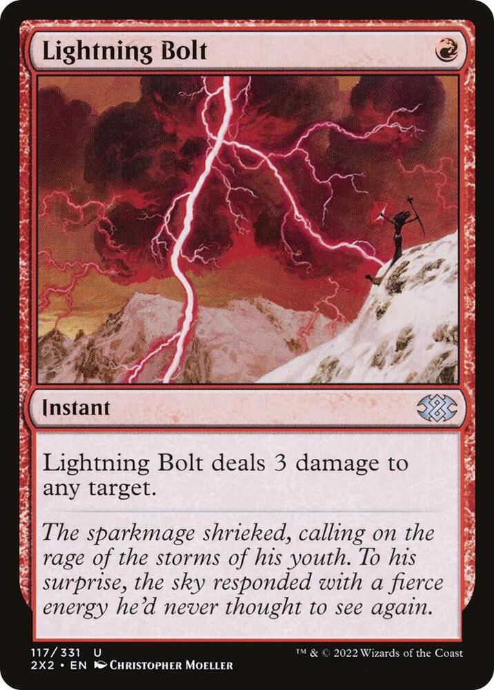 Lightning Bolt 117 (Double Masters 2022)  - Foil | Good Games Adelaide SA
