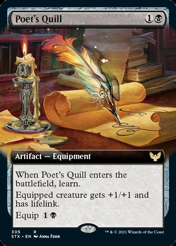 Poet's Quill (Extended) [Strixhaven: School of Mages] | Good Games Adelaide SA