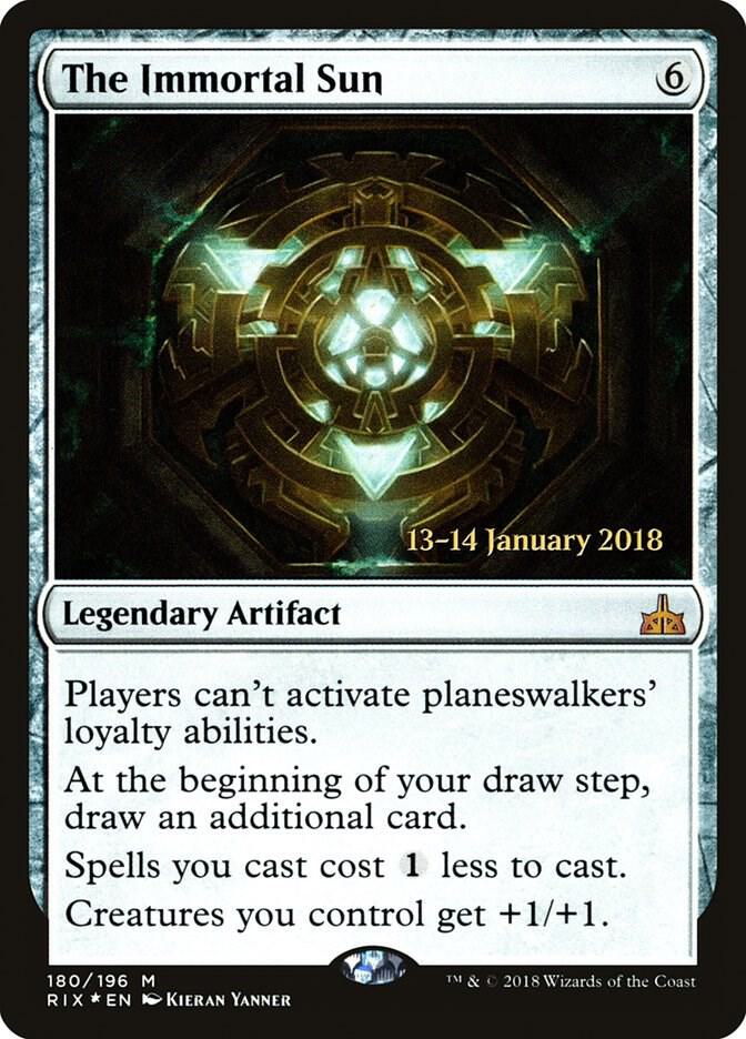 The Immortal Sun 180 (Prerelease Cards)  - Foil | Good Games Adelaide SA