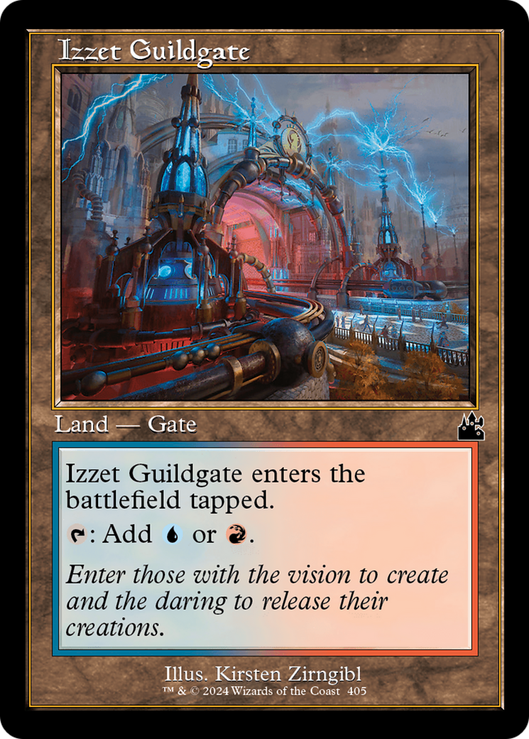 Izzet Guildgate (Retro Frame) [Ravnica Remastered] | Good Games Adelaide SA