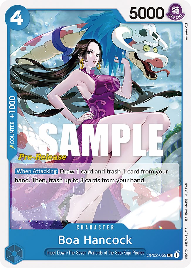 Boa Hancock [Paramount War Pre-Release Cards] | Good Games Adelaide SA