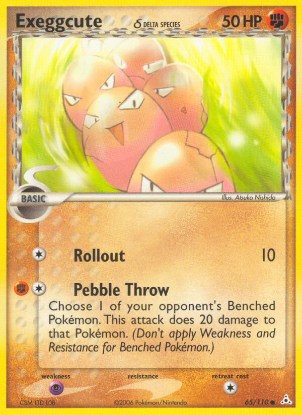 Exeggcute (65/110) (Delta Species) [EX: Holon Phantoms] | Good Games Adelaide SA