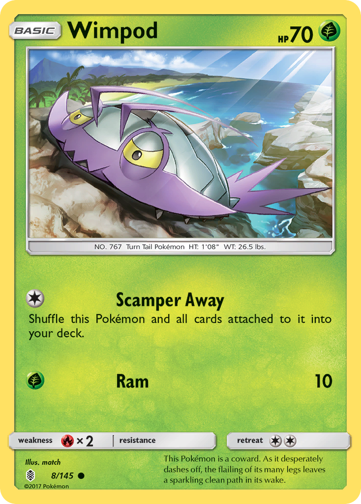 Wimpod (8/145) [Sun & Moon: Guardians Rising] | Good Games Adelaide SA