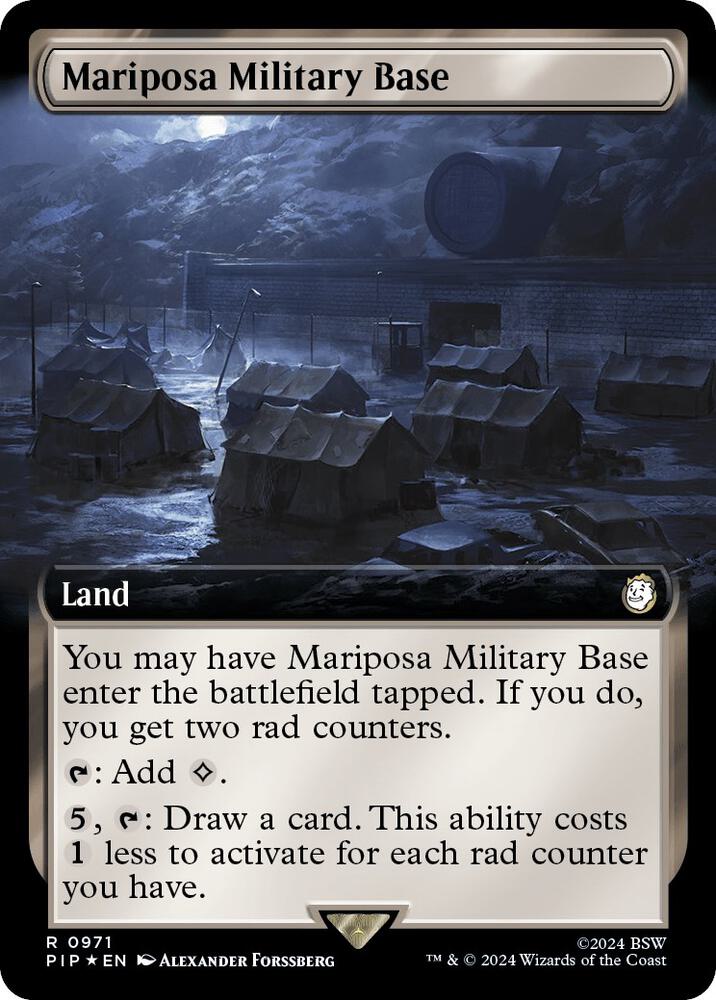 Mariposa Military Base 971 (Universes Beyond: Fallout)  - Foil | Good Games Adelaide SA