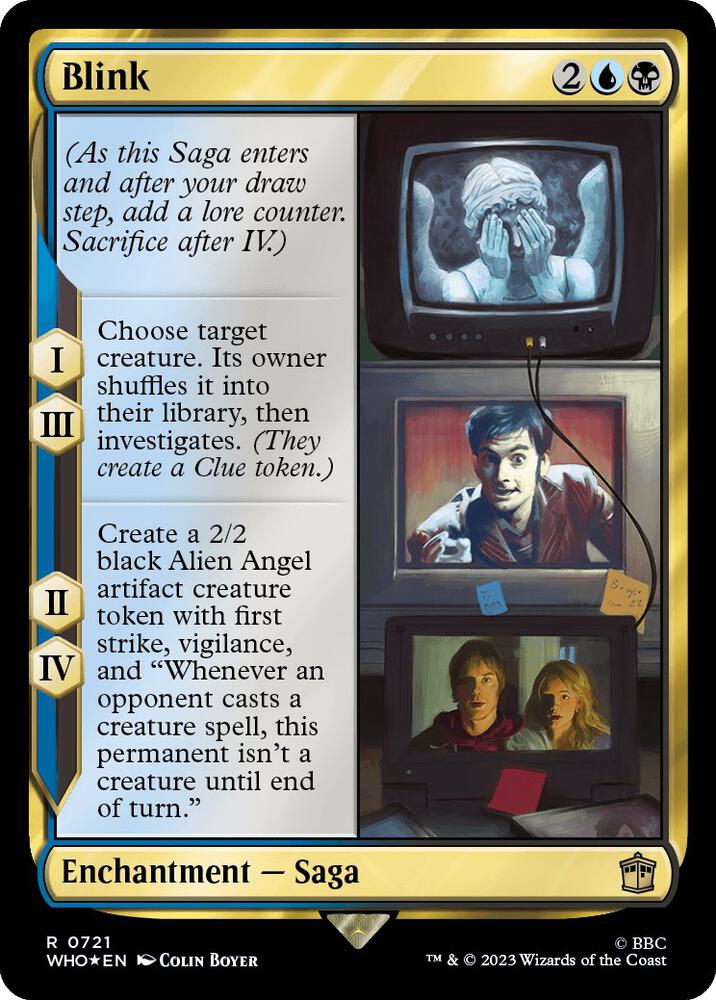 Blink 721 (Universes Beyond: Doctor Who)  - Foil | Good Games Adelaide SA