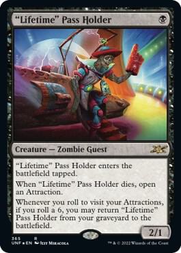 Lifetime Pass Holder Galaxy Foil 365 (Unfinity)  - Foil | Good Games Adelaide SA