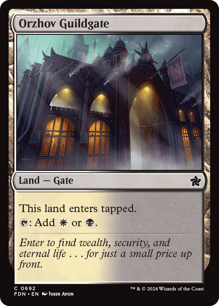 Orzhov Guildgate [Foundations] | Good Games Adelaide SA