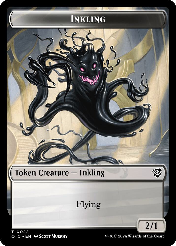 Inkling Treasure Double Sided Token 22 // 18 (Commander: Outlaws of Thunder Junction)  | Good Games Adelaide SA