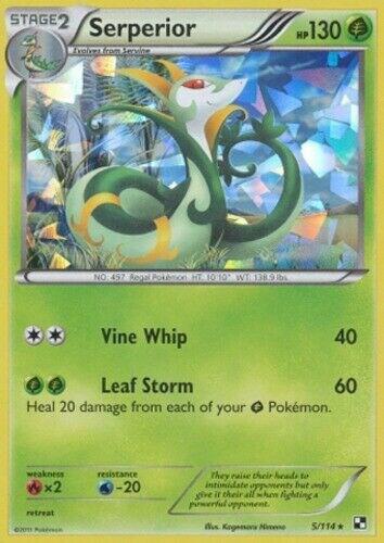 Serperior 5 114 Cracked Ice Holo 005/114 (Deck Exclusives)  - Holofoil | Good Games Adelaide SA