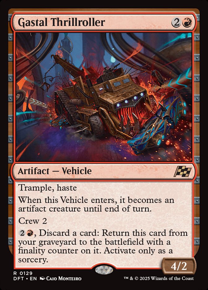 Gastal Thrillroller 129 (Aetherdrift)  - Foil | Good Games Adelaide SA