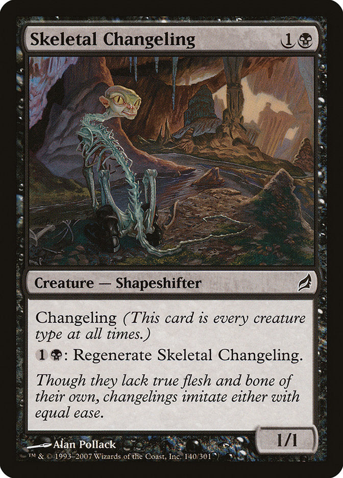 Skeletal Changeling 140 (Lorwyn)  - Foil | Good Games Adelaide SA