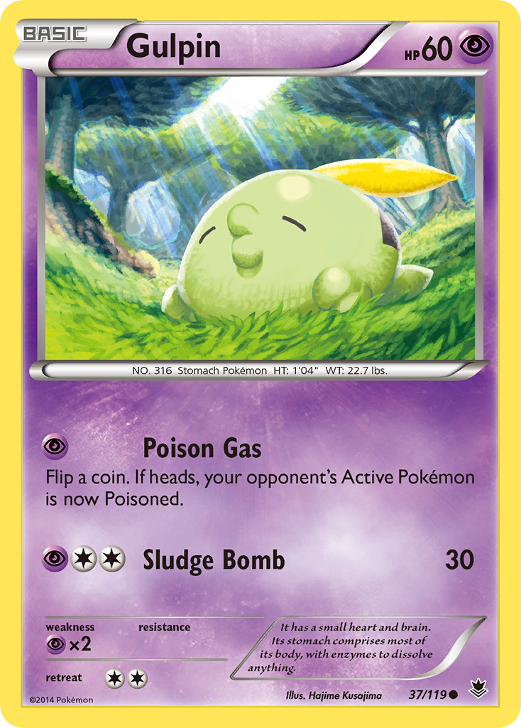 Gulpin (37/119) [XY: Phantom Forces] | Good Games Adelaide SA