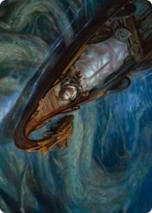 Funeral Longboat Art Card 68 (Art Series: Kaldheim)  | Good Games Adelaide SA