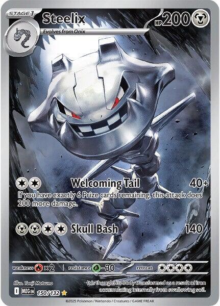 Steelix 150/132 (ME01: Mega Evolution)  - Holofoil | Good Games Adelaide SA