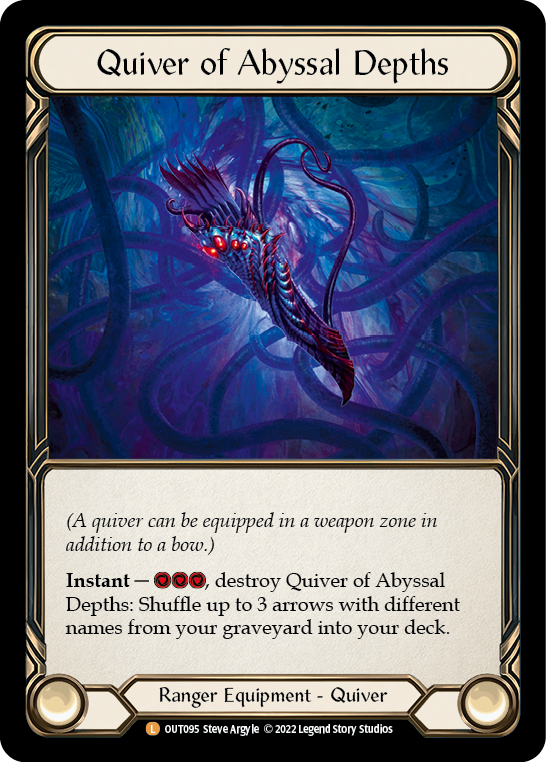 Quiver of Abyssal Depths [OUT095] (Outsiders)  Cold Foil | Good Games Adelaide SA