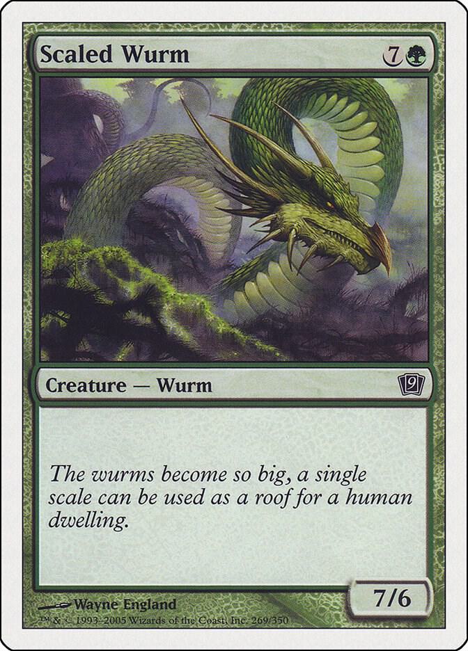 Scaled Wurm 269 (9th Edition)  - Foil | Good Games Adelaide SA