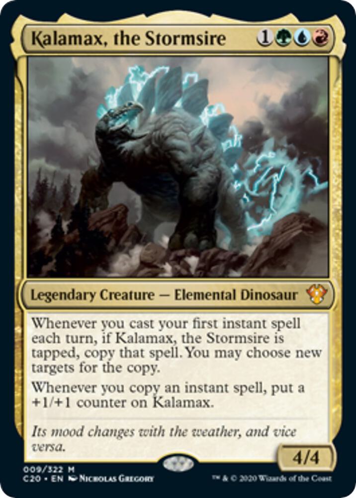 Kalamax, the Stormsire 9 (Oversize Cards)  - Foil | Good Games Adelaide SA